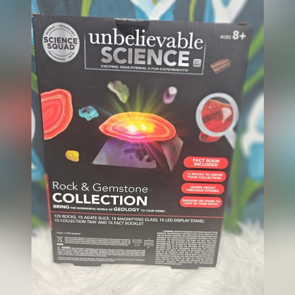 Science Squad Unbelievable Science Rock & Gemstone Collection STEM Red - Picture 2 of 2